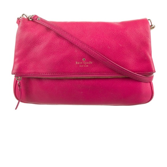 kate spade Handbags - ♠️kate spade pink leather crossbody bag!♠️